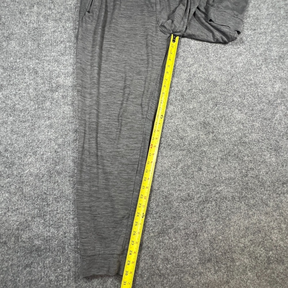 Glacier Jogger Pants Mens Extra Large Heathered Gray Tapered Leg Performance - Picture 3 of 12